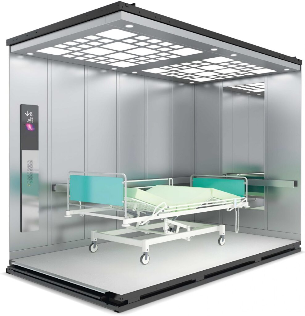 Hospital bed elevator